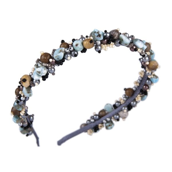 everyday elavated, semi precious stones headband