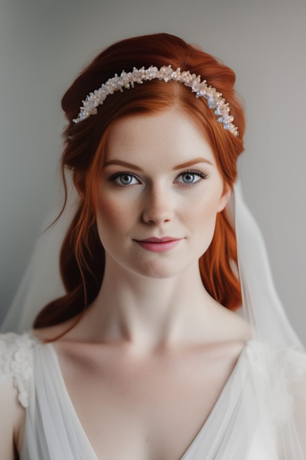 bridal tiaras and headbands